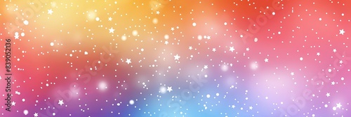 A soft gradient background with tiny white stars scattered subtly across the design photo