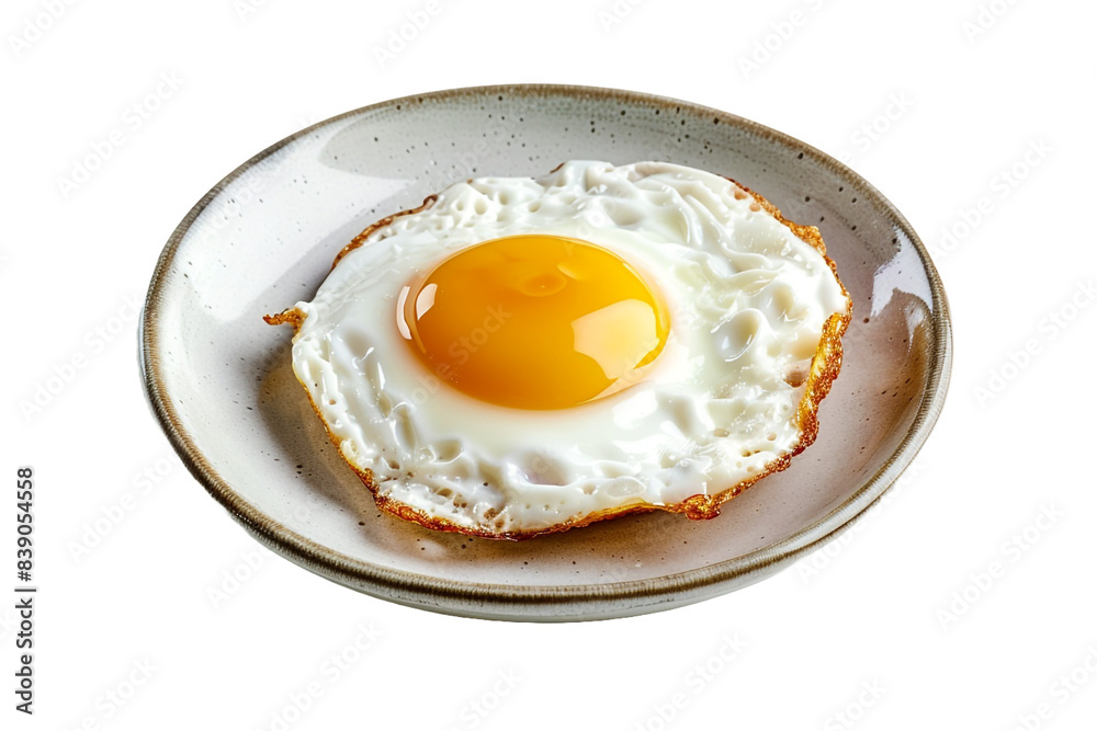 Fried eggs with bacon isolated on transparent background Fried eggs with bacon isolated on transparent background