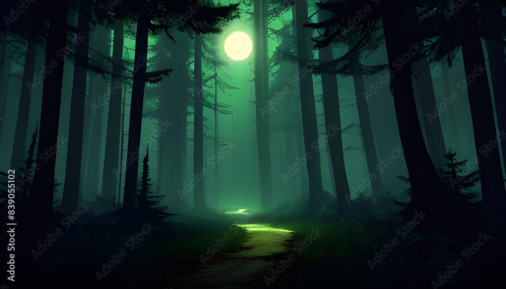 Obraz premium forest in the forest