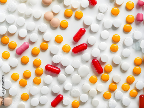 multicolor pharmaceutical pills vitamins antibiotics capsules manufacturer depen formulation