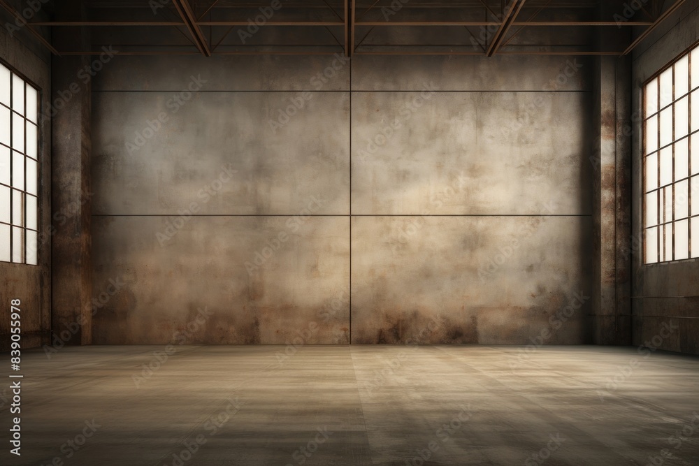 Abandon warehouse architecture building floor. Abandon warehouse architecture building floor.