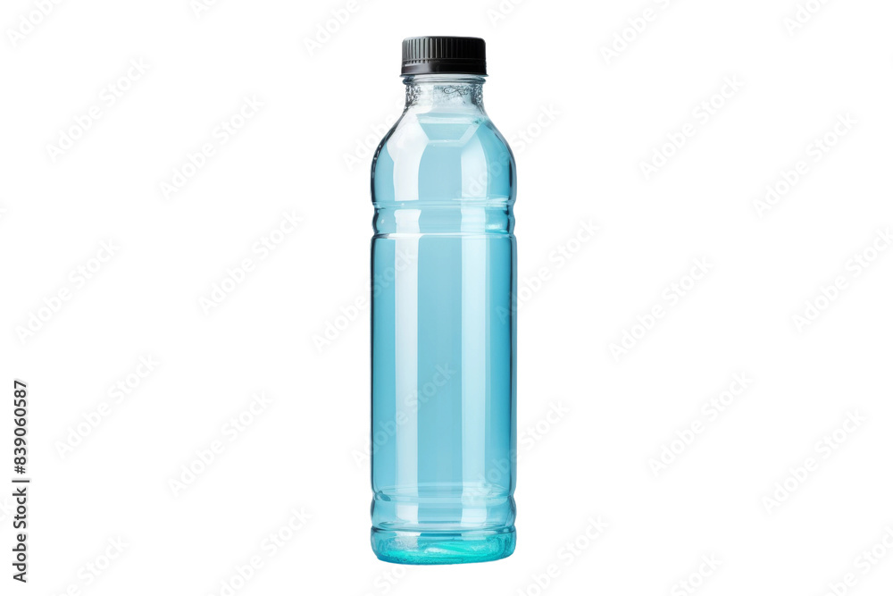 A Bottle of Pure Refreshment on a White or Clear Surface PNG Transparent Background.. A Bottle of Pure Refreshment on a White or Clear Surface PNG Transparent Background..