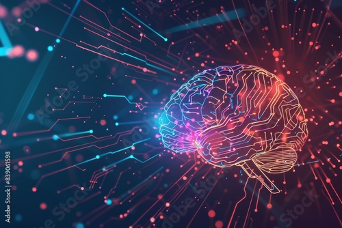 Brain-inspired AI, neuromorphic computing with artificial neural networks, spiking neurons and adaptive learning algorithms.