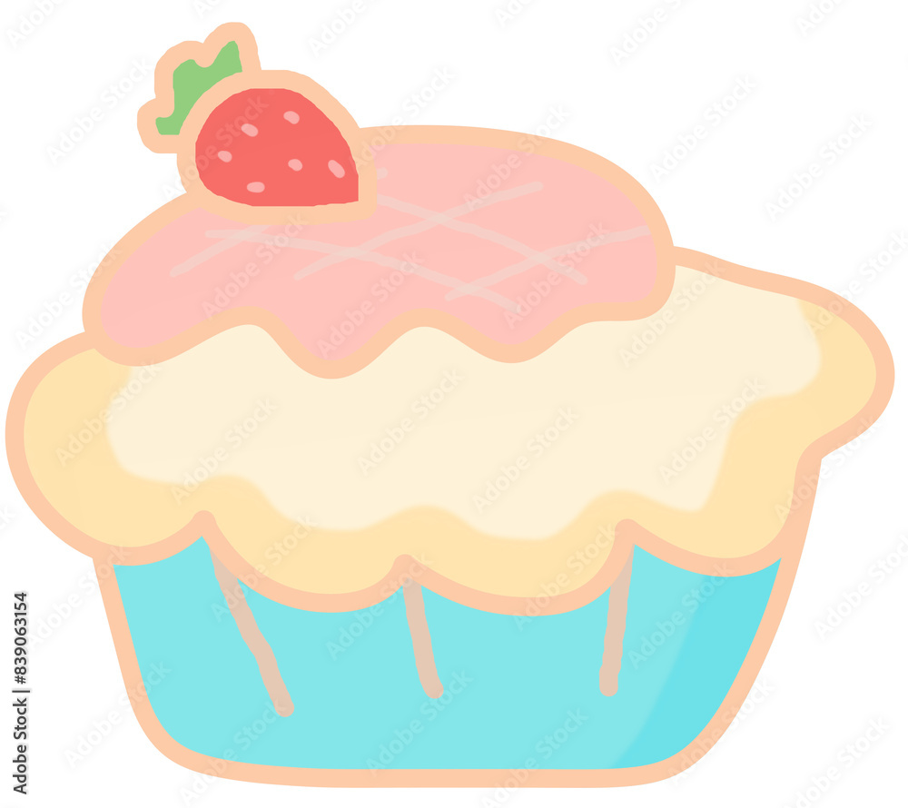 cupcake with cherry cupcake with cherry