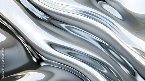 Beautiful mesmerize colorful pattern of liquid silver, mercury, beautiful background,Black Marble ink texture acrylic painted waves texture background