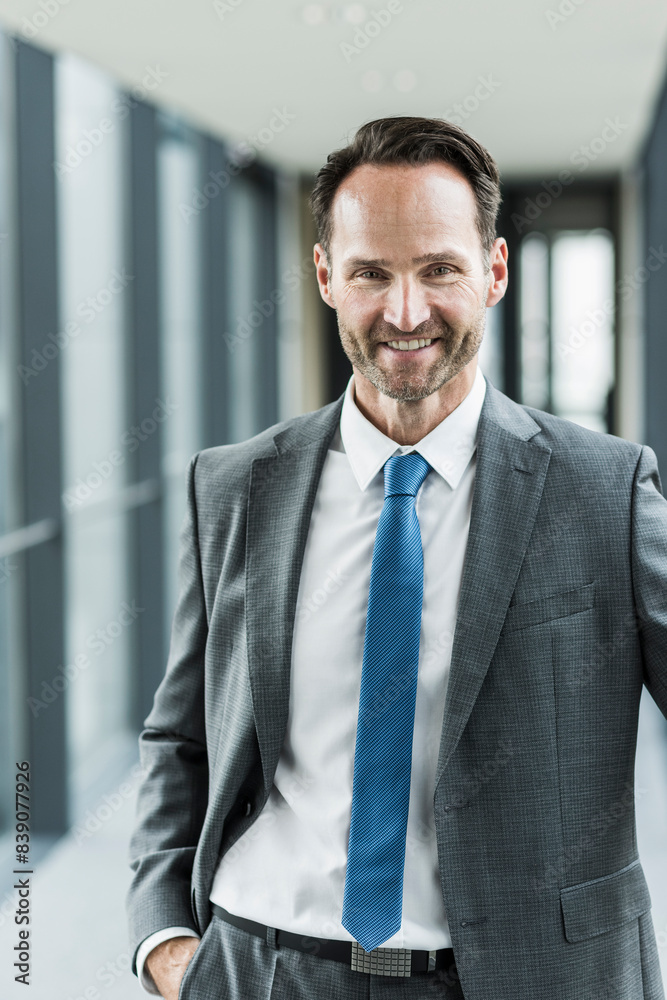 Portrait of smiling businessman Portrait of smiling businessman