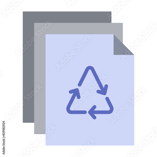 Recycled Paper Flat icon
