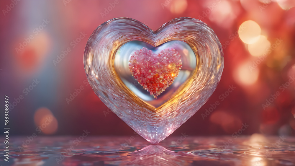 Heart shape for Love concept, Valentine's Day concepts. love symbol, concept for Valentine's Day, wedding etc. Heart elements for love concept design. AI generated image Heart shape for Love concept, Valentine's Day concepts. love symbol, concept for Valentine's Day, wedding etc. Heart elements for love concept design. AI generated image