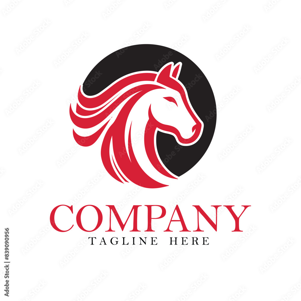 Fototapeta premium Horse logo head