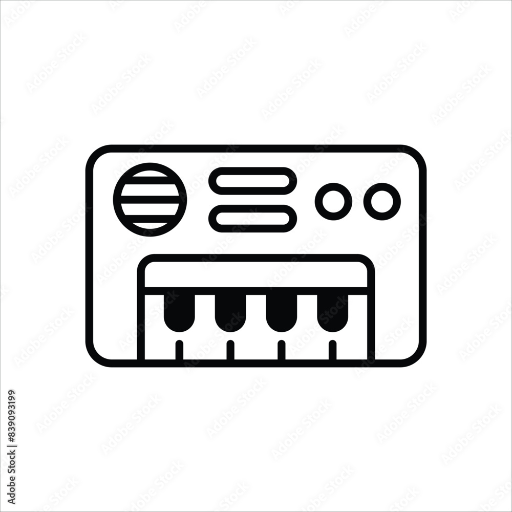 Piano vector icon Piano vector icon