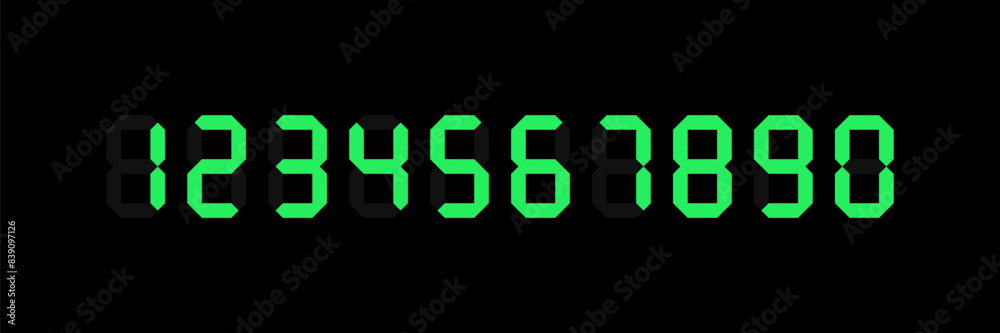 digital of numbers symbol illustration digital of numbers symbol illustration