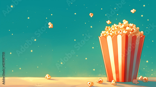 pop corn, children book car...