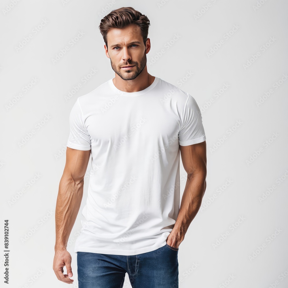 white t-shirt mockup isolated white background white t-shirt mockup isolated white background