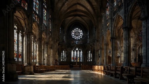 A poem celebrating the architectural beauty and spiritual resonance of a Gothic cathedral ai_generated