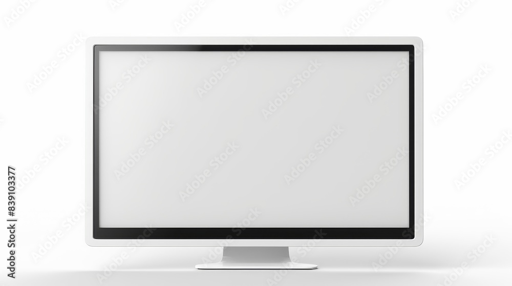 Computer screen Laptop with blank screen. Simple design Computer screen Laptop with blank screen. Simple design