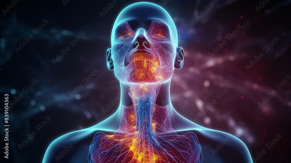Anatomical model of the human body and organs. Part of a human body model with organ system. Medical education concept. Anatomical model of the human body and organs. Part of a human body model with organ system. Medical education concept.
