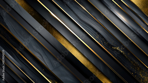 Luxury dark background with golden lines composition, Graphic design element, abstract light black and white granite texture color surface pattern marble granite on background, Abstract black and gold