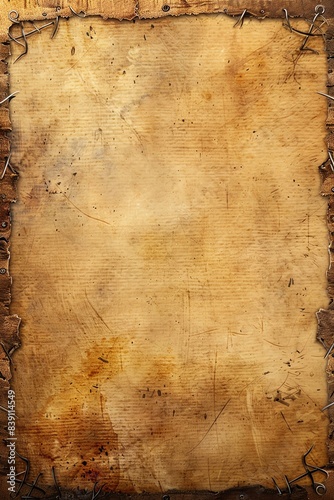 Old West, border, background Wallpaper, blank in the middle, minimalism, negative space, use for postcard template
