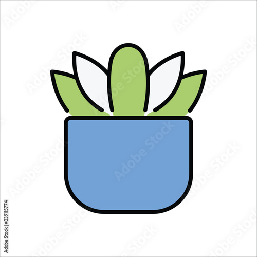 Succulent vector icon