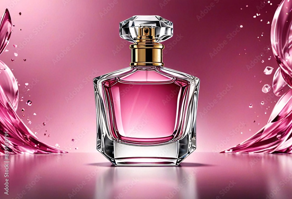 perfume bottle design for a market banner perfume bottle design for a market banner