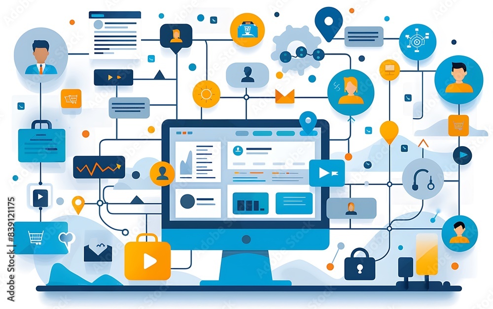 social network concept social network concept