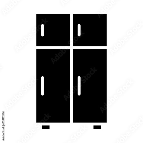 Freezer glyph icon