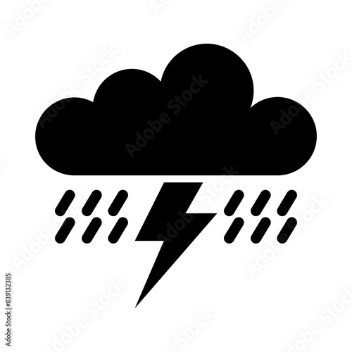 Snow glyph icon