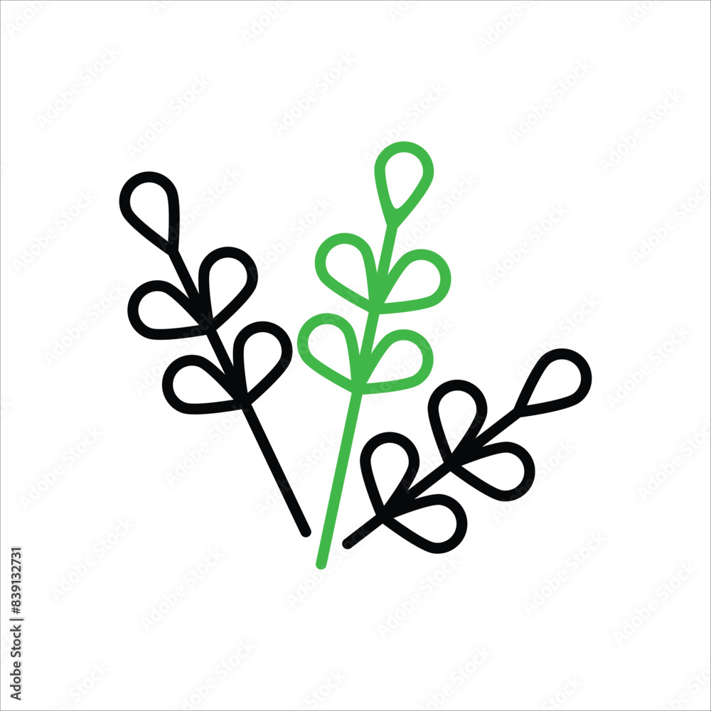 Willow vector icon Willow vector icon