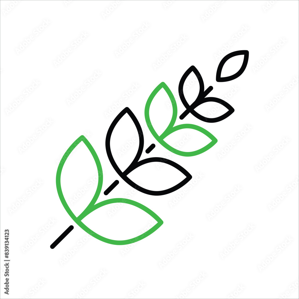 Fern Plant vector icon Fern Plant vector icon