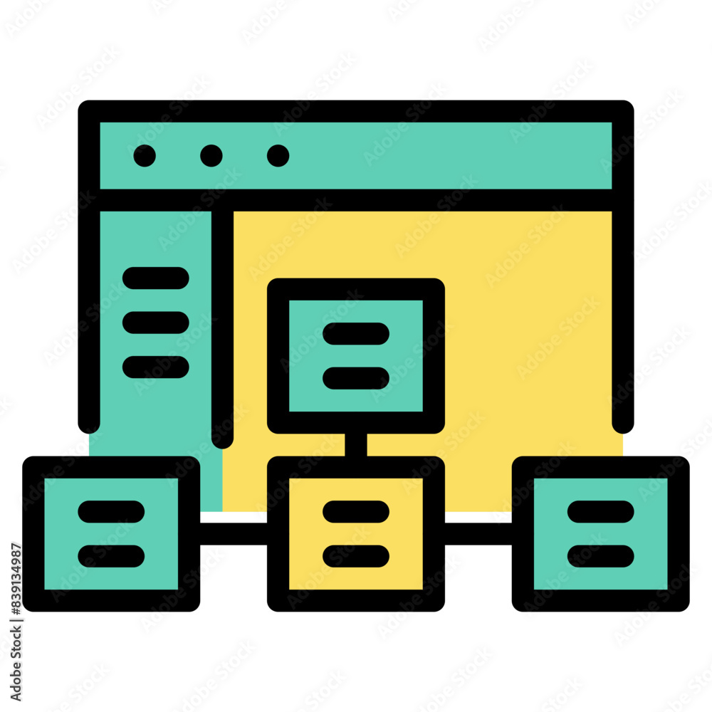 Algorithm flat icon symbol sign from modern dashboard collection in flat style full color for mobile concept and web apps design. Internet and protection related vector line icon. Algorithm flat icon symbol sign from modern dashboard collection in flat style full color for mobile concept and web apps design. Internet and protection related vector line icon.