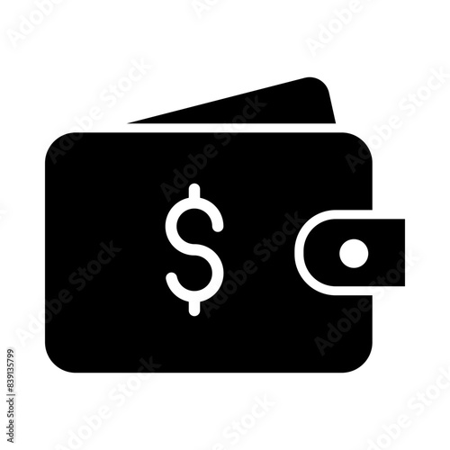 Wallet glyph icon