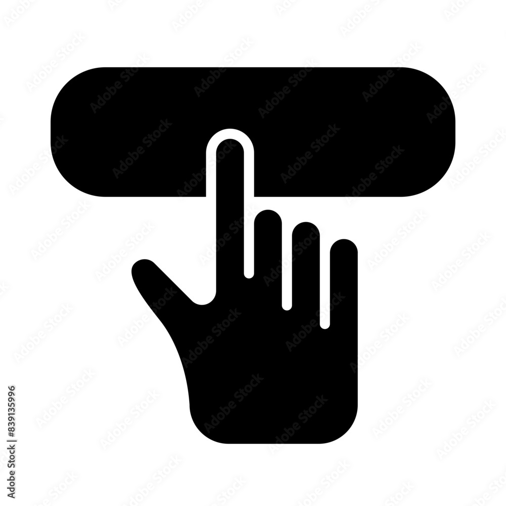 Obraz premium Donate Button glyph icon