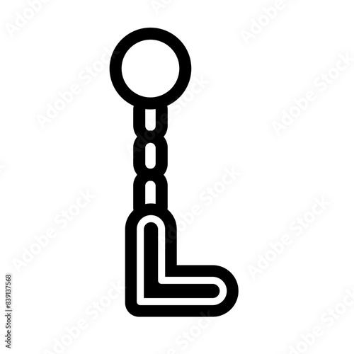 Keychains glyph icon