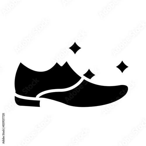 Shoe Shine Cloths glyph icon