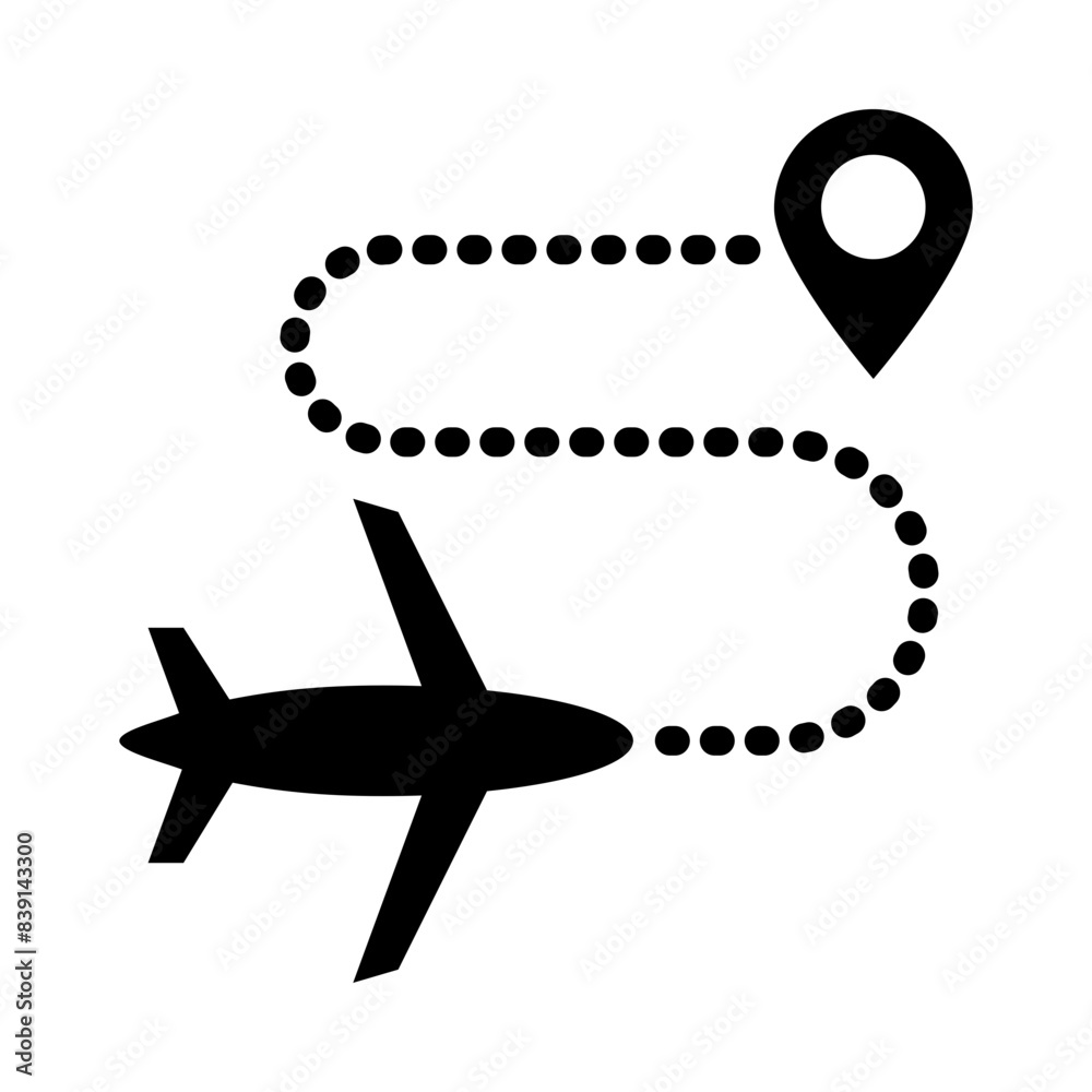 Airport Destinations glyph icon Airport Destinations glyph icon