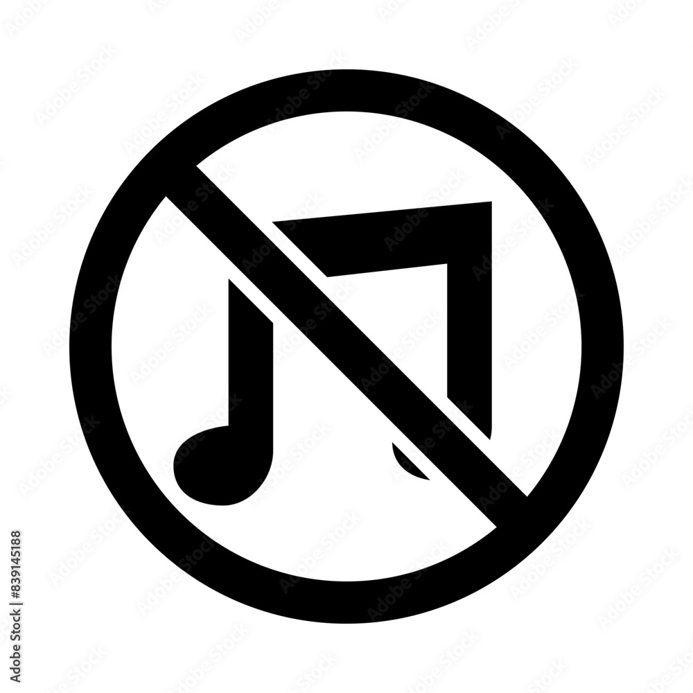 No music glyph icon No music glyph icon