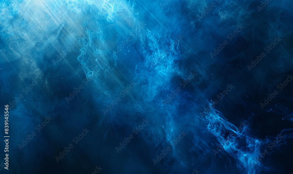 A blue sky with a blue ocean and a blue smoke A blue sky with a blue ocean and a blue smoke