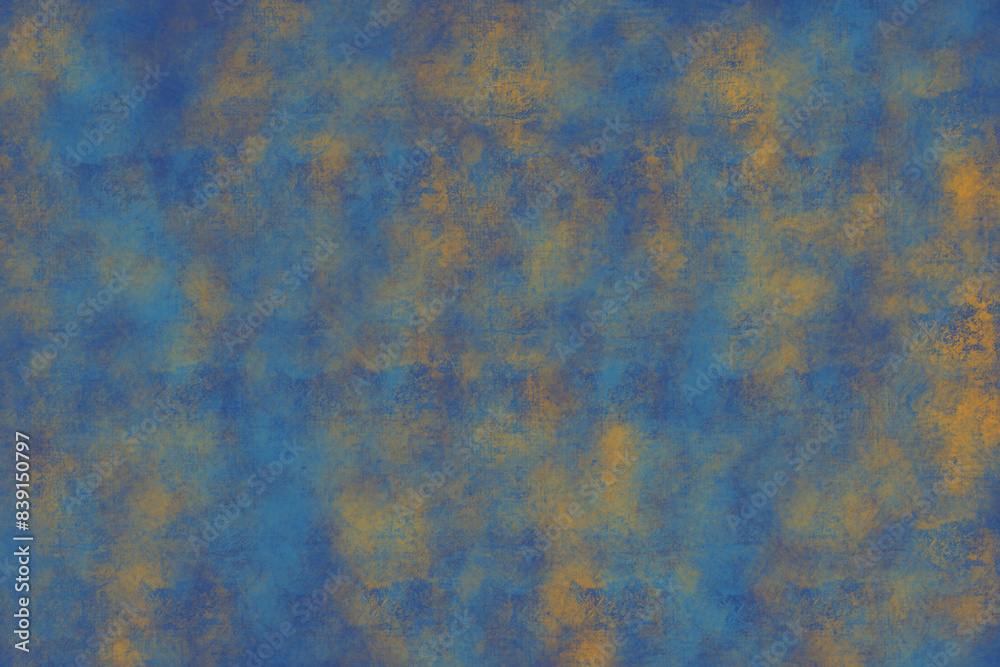 Textured blue and yellow abstract background, illustration Textured blue and yellow abstract background, illustration