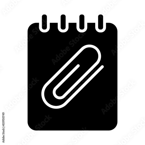 attachment glyph icon
