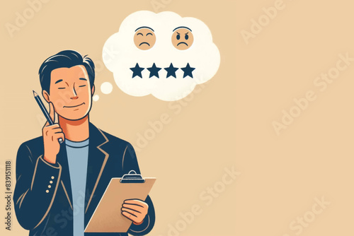 customer satisfaction by giving star value to service