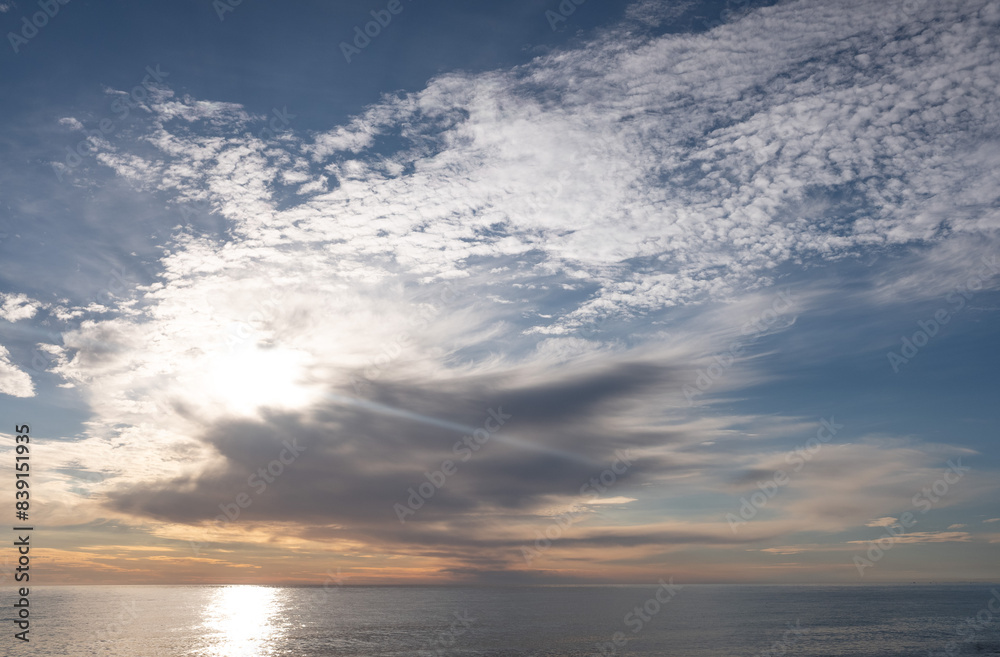 Landscape, sunset on the sea. Vacation, resort, relaxation. Landscape, sunset on the sea. Vacation, resort, relaxation.