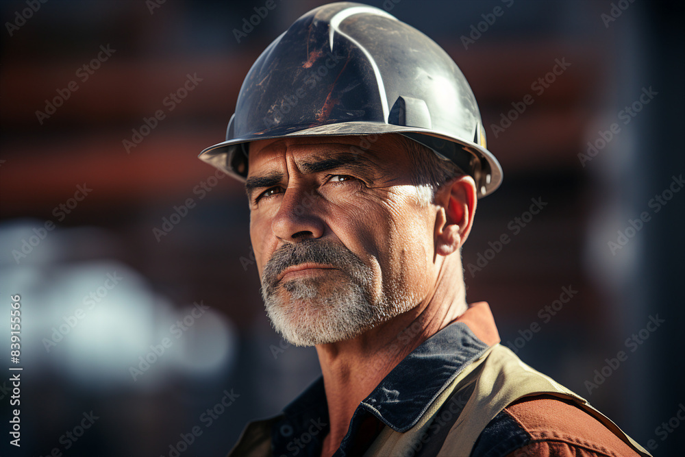 Created with generative ai photo of angry severe strict man worker Created with generative ai photo of angry severe strict man worker