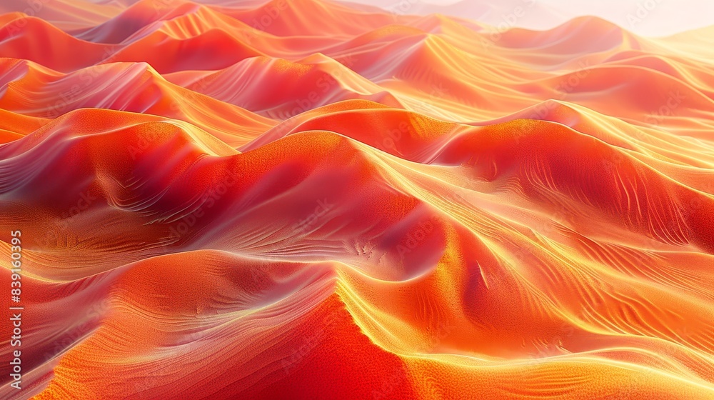 Vibrant waves of light and color creating a mesmerizing abstract background with bright orange and red hues. Vibrant waves of light and color creating a mesmerizing abstract background with bright orange and red hues.