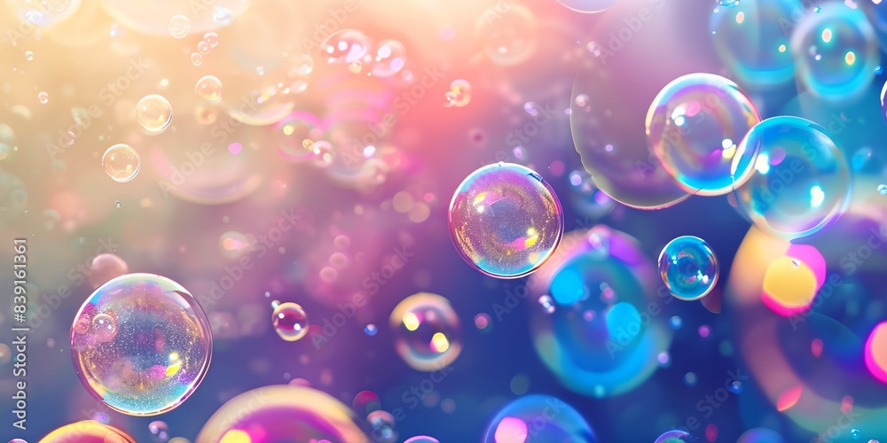 bunch of bubbles floating in the air on a sunny day bunch of bubbles floating in the air on a sunny day