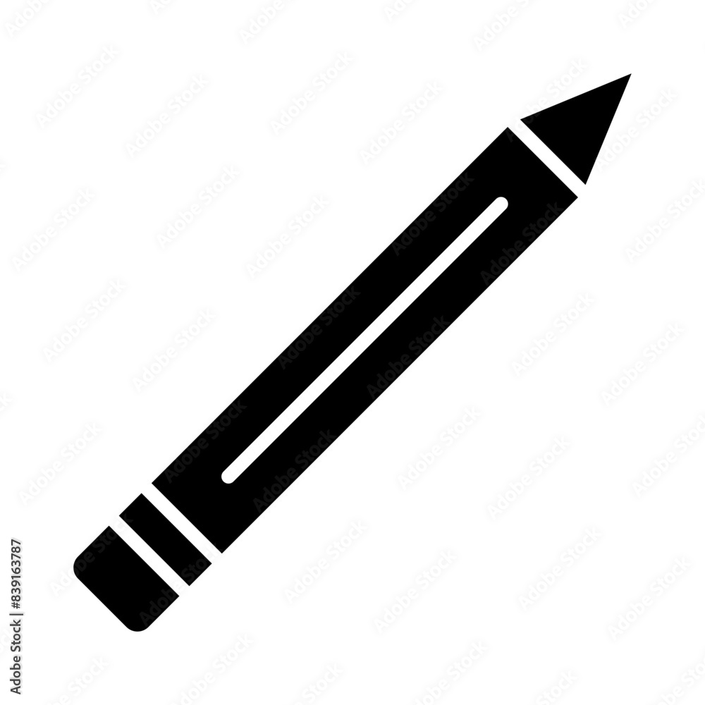 Pencil glyph icon