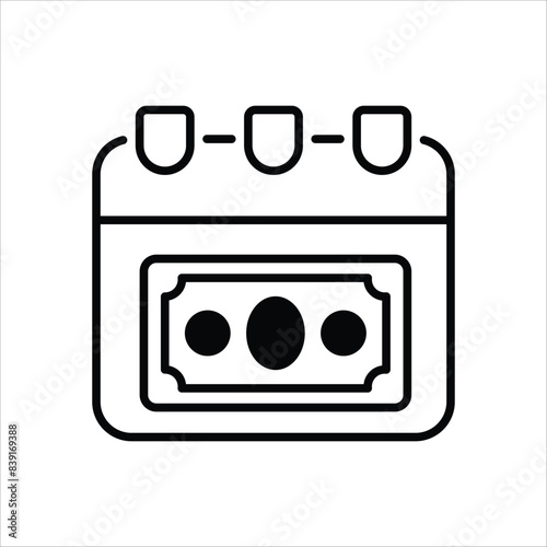 Payday vector icon