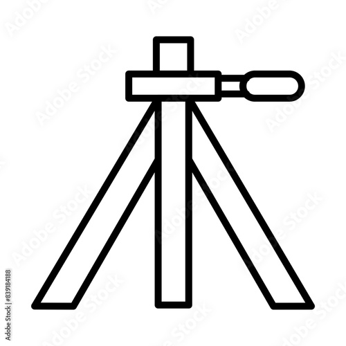 Tripod line icon