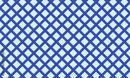 Seamless pattern metal crosshatch isolated on blue light background