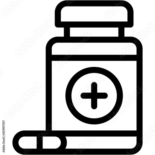 Vector Icon Drug, Pill, Tablet, Medicine, Pharmacy