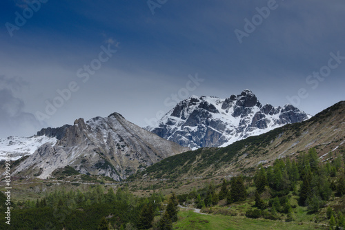 Wallpaper Mural Alpine peaks Creste di Laione, Torre del Lago and Cornone di Blumone. Adamello National Park, Italy. Adamello National Park, Italy Torontodigital.ca